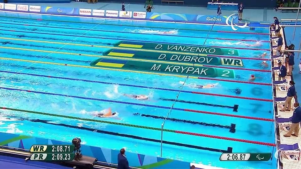 Українські плавці вибороли усі три медалі в комплексному запливі на 200 метрів