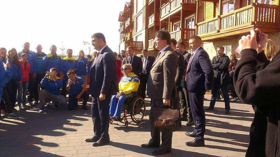 У Західному реабілітаційно-спортивному центрі НКСІУ пройшла зустріч національної паралімпійської збірної команди України з Прем'єр-міністром України