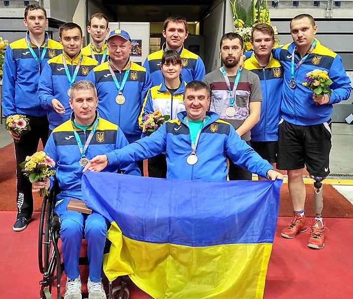 Національна параліпійська збірна з настільного тенісу успішно виступила на чемпіонаті світу