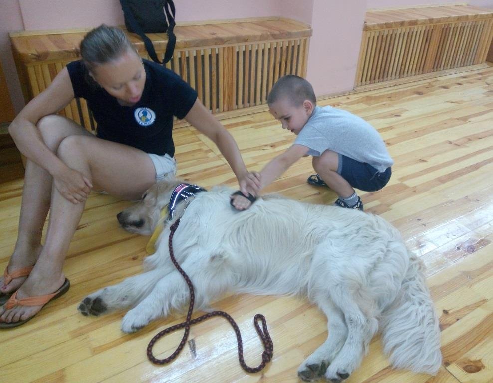 Діткам допомагають навіть тварини