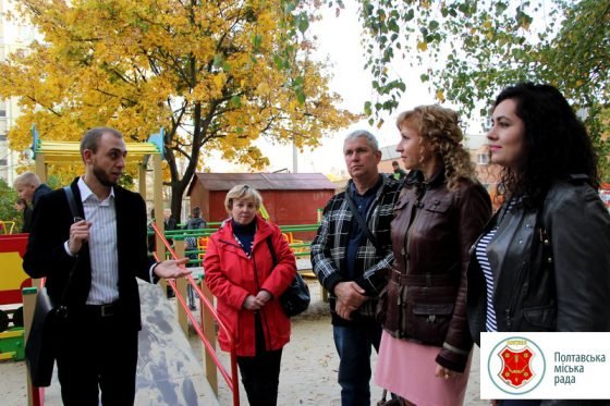 Мікрорайон Левада має перший у Полтаві інклюзивний дитячий майданчик