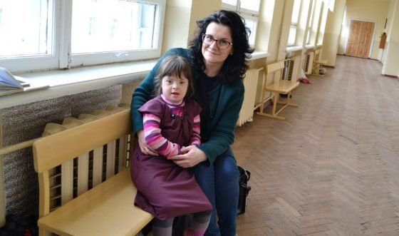 Юлія Аронова з донькою