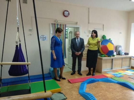 Тетяна Слюз відвідала обласний центр комплексної реабілітації дітей з інвалідністю «Відродження»