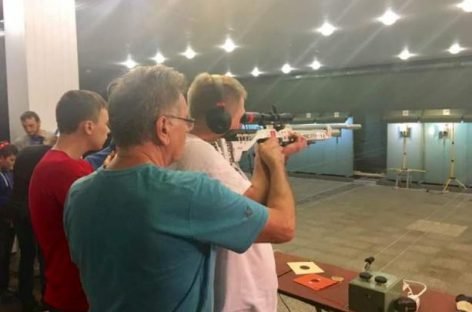 На Львівщині вперше презентували кульову стрільбу для незрячих спортсменів