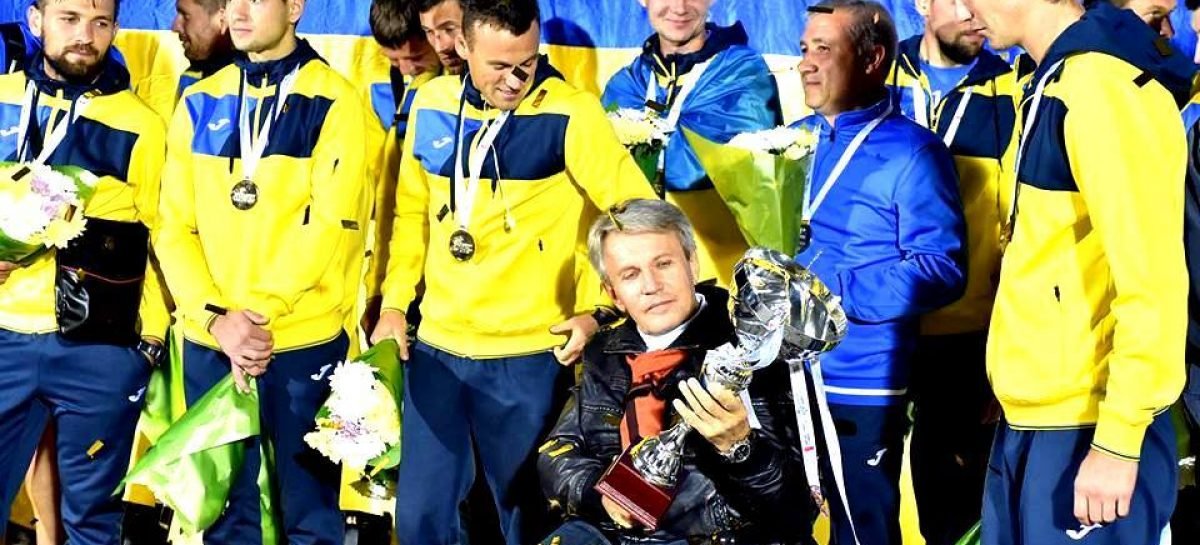 В аеропорту Бориспіль урочисто зустріли переможну футбольну паралімпійську збірну команду України