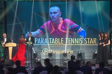 Український паратенісист Віктор Дідух – лауреат номінації «Male Para Table Tennis Star»