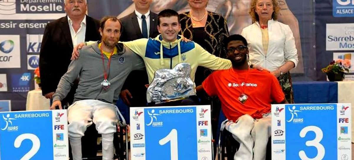 Андрій Демчук виборов дві високі нагороди у відкритому чемпіонаті Франції з фехтування на візках