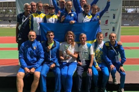 Українські легкоатлети з інвалідністю стали першими на чемпіонаті Європи з легкої атлетики