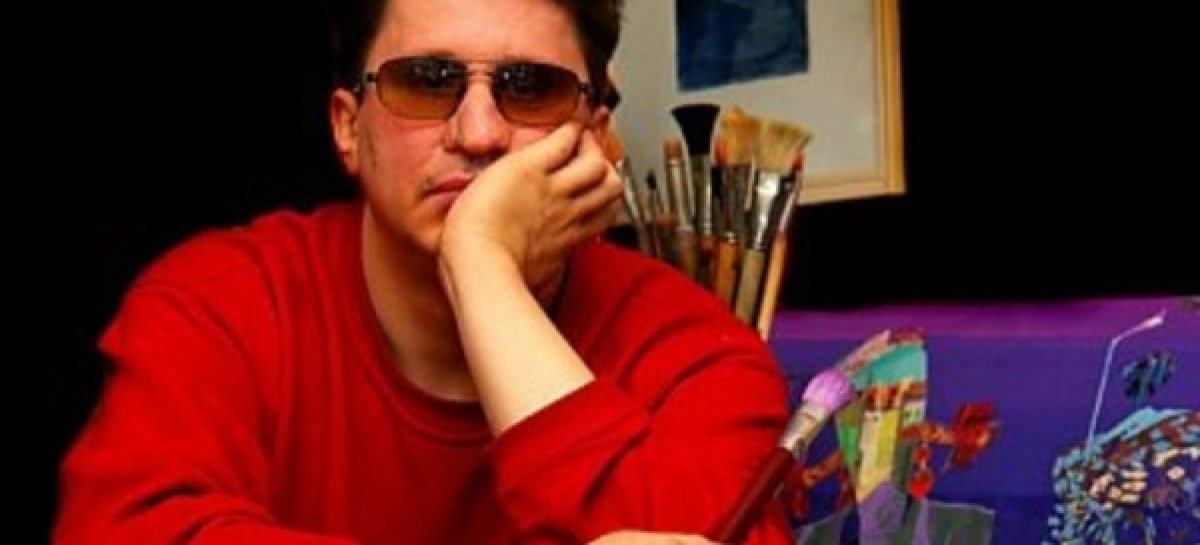 Незрячий художник із Харкова створив власну унікальну техніку малювання