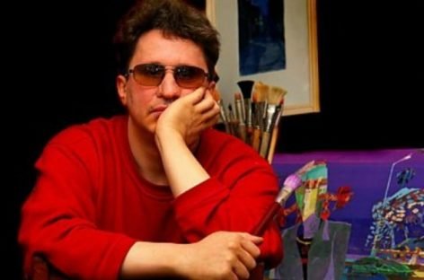 Незрячий художник із Харкова створив власну унікальну техніку малювання