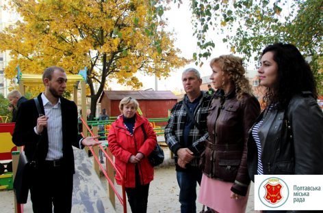Мікрорайон Левада має перший у Полтаві інклюзивний дитячий майданчик