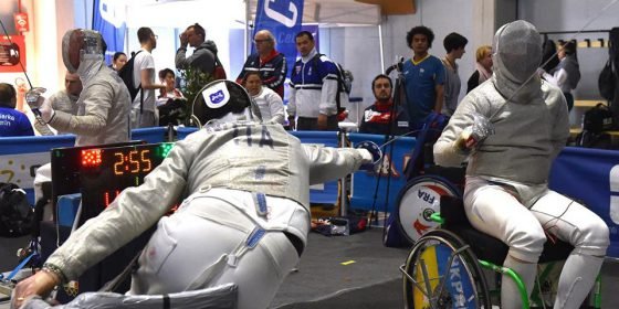 Українські фехтувальники на візках повертаються додому з 3 медалями етапу кубку світу