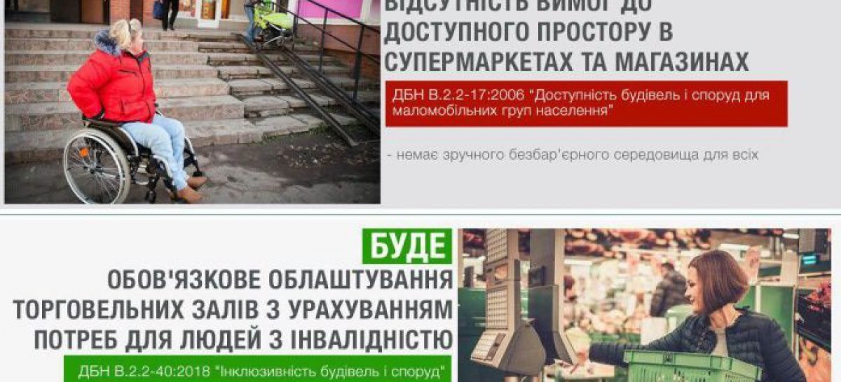 Тепер всі нові та реконструйовані супермаркети й інші магазини мають бути зручними для людей з інвалідністю, — Парцхаладзе