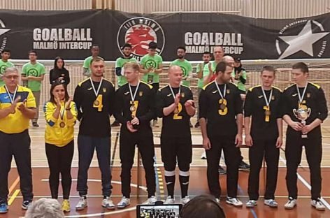 Паралімпійська збірна команда України з голболу виборола «бронзу» престижного міжнародного турніру