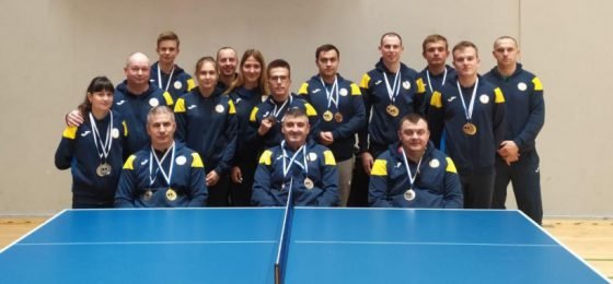 Національна паралімпійська збірна команда з настільного тенісу повернулась в Україну з перемогою