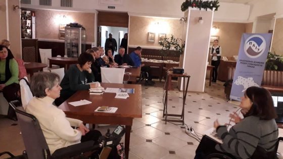 Заключне засідання в рамках проєкту «Створення моделі соціального партнерства НУО та спілок людей з інвалідністю міст та селищ Попаснянського району та місцевої влади»
