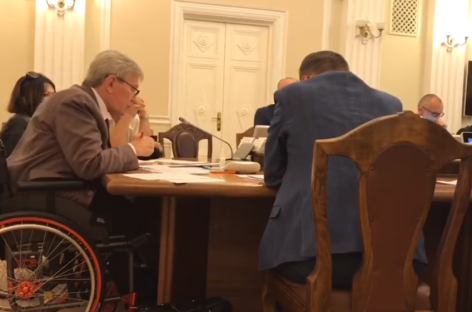 Виступ Уповноваженого Президента України з прав осіб з інвалідністю Валерія Сушкевича на засіданні Урядового комітету