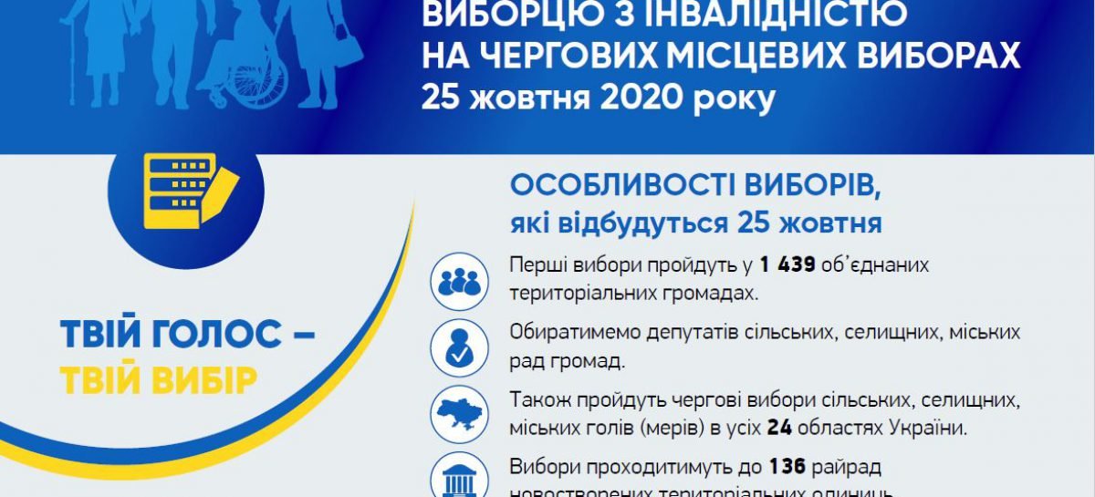 ПОРАДНИК ВИБОРЦЮ З ІНВАЛІДНІСТЮ