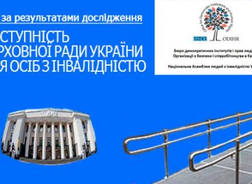 У День боротьби за права осіб з інвалідністю, який світова спільнота відзначає сьогодні, 5 травня, презентуємо звіт за результатами дослідження «Доступність Верховної Ради України для осіб з інвалідністю»