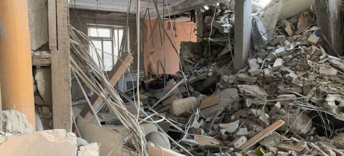 Знищено будівлю психоневрологічного інтернату в с. Оскіл Харківської області (укр/eng)