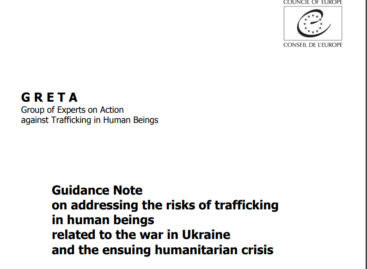Guidance Note on addressing the risks of trafficking in human beings related to the war in Ukraine and the ensuing humanitarian crisis