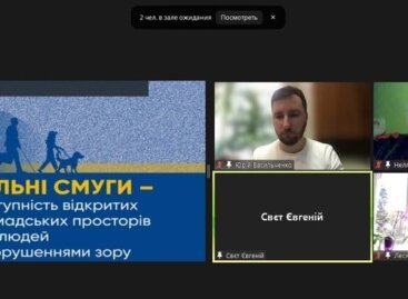 Вебінар щодо влаштування тактильних смуг на відкритих громадських просторах для людей з порушенням зору