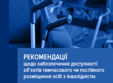 Рекомендації щодо забезпечення доступності об’єктів тимчасового чи постійного розміщення осіб з інвалідністю
