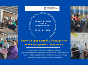 Разом за права людей з інвалідністю за міжнародними стандартами!